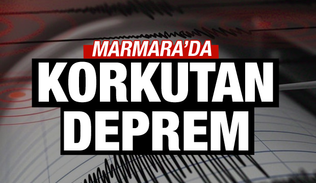 Balıkesir’de de hissedildi Marmara’da 4.1 büyüklüğünde deprem!