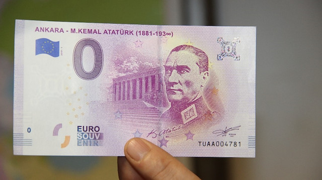 Atatürk portreli Euro basıldı