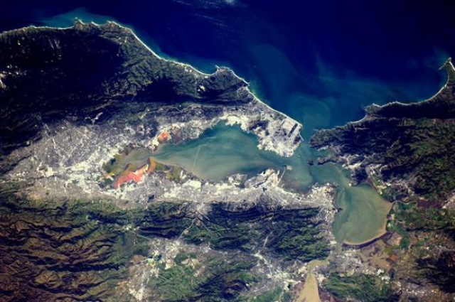 Uluslararası Uzay İstasyonu’nun çektiği fotoğraf