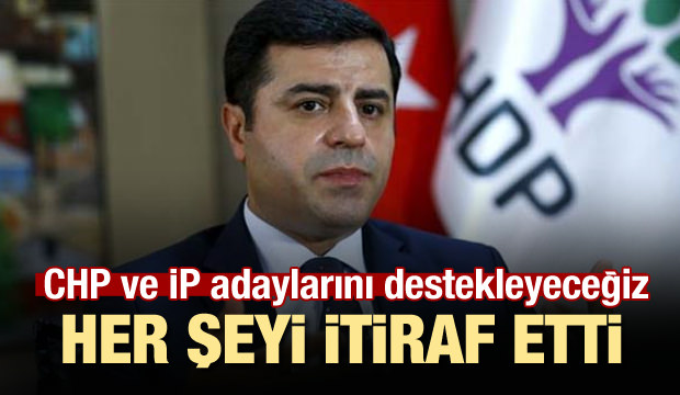 Demirtaş: Batıda CHP ve İYİ Parti’nin adaylarını destekleyeceğiz