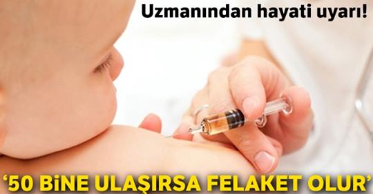 Çocuklarına aşı yaptırmayı reddedenlerin sayısı 40 bine ulaştı
