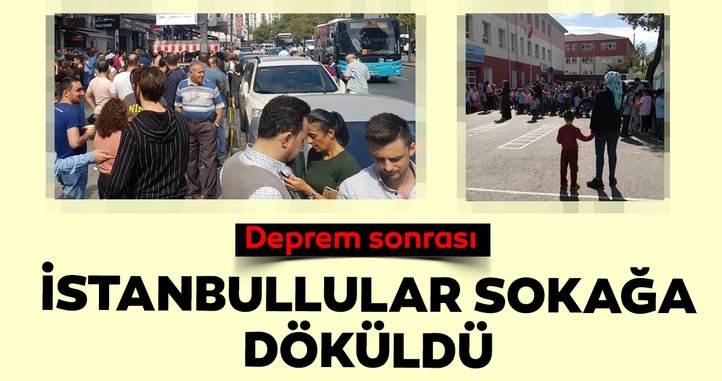 İstanbul’da deprem paniği! 