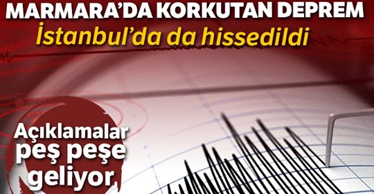İstanbul’da deprem oldu… Son dakika İstanbul depremi