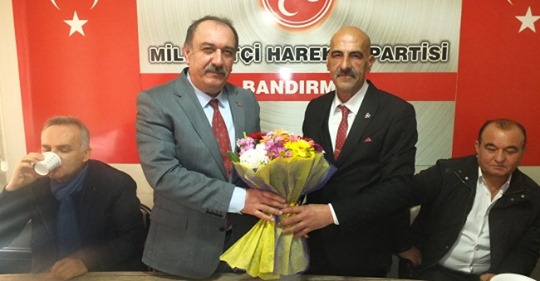 Bandırma MHP’de yeni yönetim görevi devraldı
