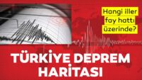 Türkiye deprem haritası