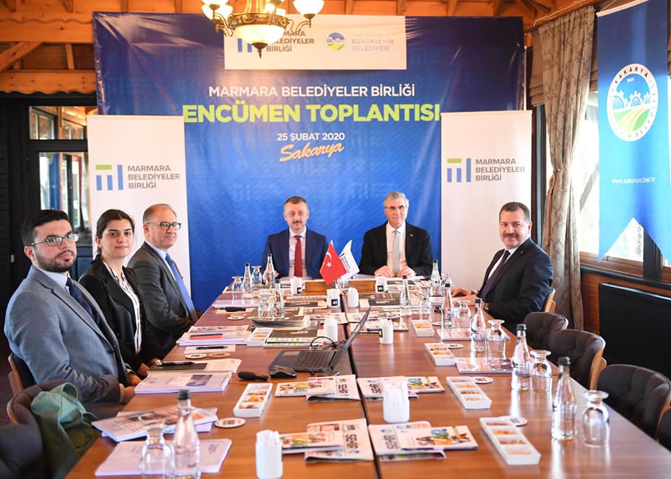 Başkan Yılmaz Marmara Belediyeler Birliği Encümen toplantısı için Sakaryada