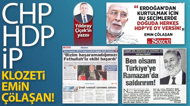 CHP-HDP-İP klozeti Emin Çölaşan!