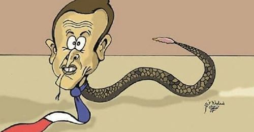 ‘Macron karikatürü’