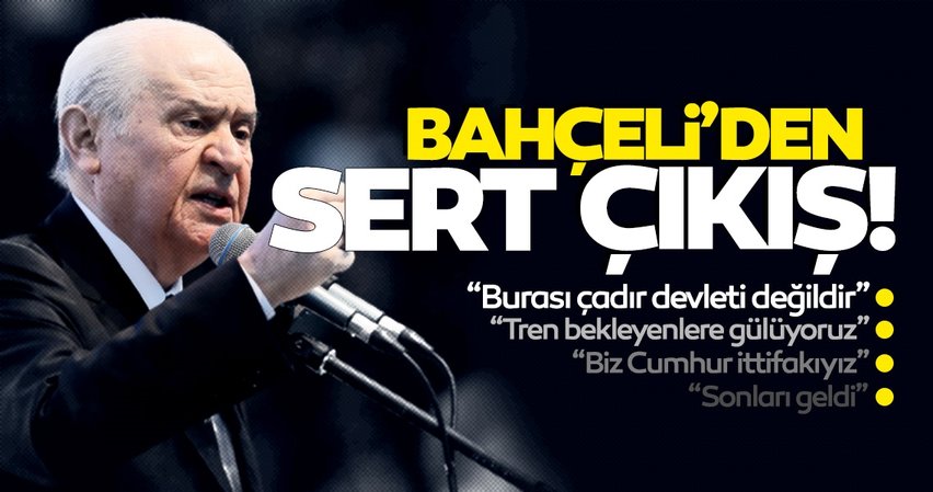 MHP lideri Bahçeli’den HDP’ye çok sert tepki