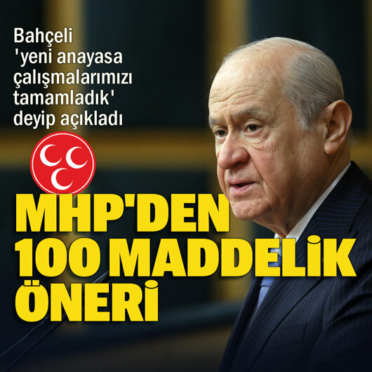 MHP’den 100 maddelik anayasa önerisi