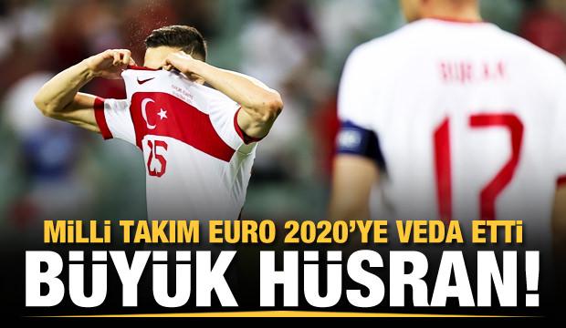 A Milli Takım EURO 2020’ye veda etti