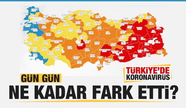 Türkiye’de gün gün koronavirüs vaka ve ölüm tablosu! Ne kadar fark etti?