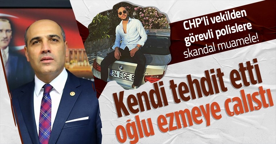 CHP Balıkesir Milletvekili Fikret Şahin polisleri tehdit etti oğlu arabayla ezmeye çalıştı!