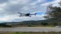Edremit ilçesinde zeytinlik alanlar ve yol güzergâhlarında Drone ile bölge taraması yapıldi