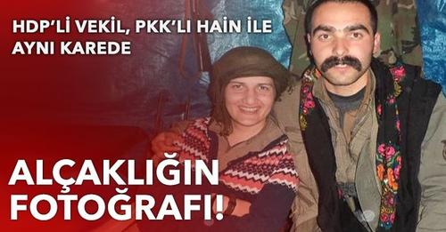 HDP’li vekil, PKK’lı hain ile aynı karede (Sıtkı ŞEREMETLİ)