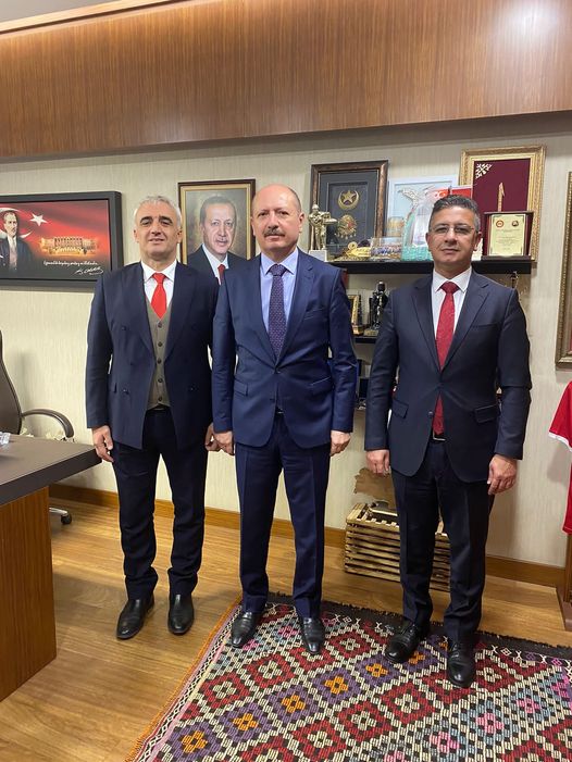 BAÜN Rektörü İlter KUŞ Balıkesir Milletvekili Adil Çelik’i makamında ziyaret etti.