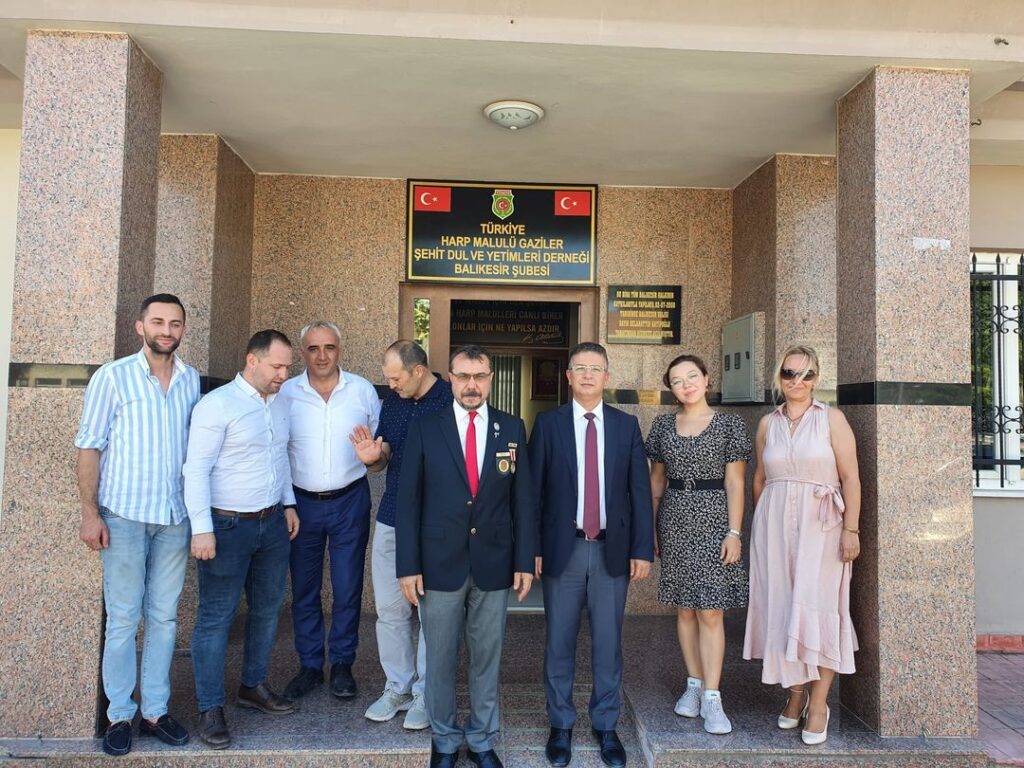BAÜN Rektörü İlter KUŞ Türkiye Harp Malulü Gaziler, Şehit Dul ve Yetimleri Derneğini ziyaret etti
