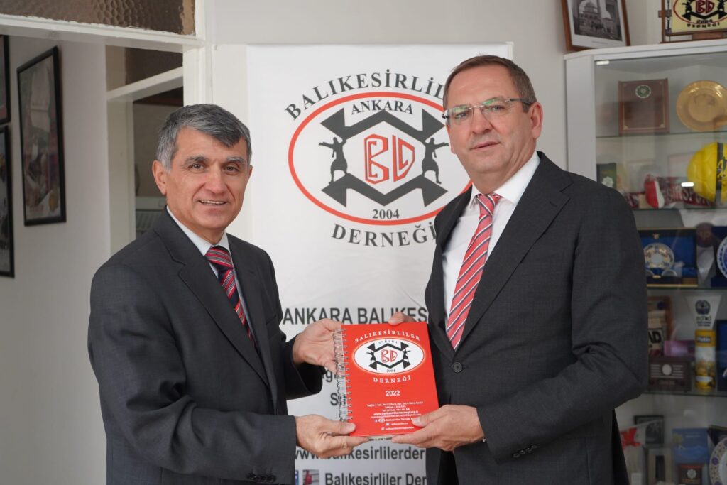 Ayvalık Belediye Başkanı Mesut ERGİN Ankara Balıkesirliler Derneğini ziyaret etti