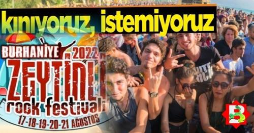 Zeytinli Rock Festivali’ne sivil toplum kuruluşları ndan büyük tepki!..