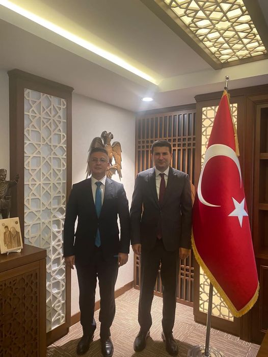 Rektör İlter KUŞ Ülkü Ocakları Genel Başkanı Ahmet Yiğit Yıldırım’ı makamında ziyaret etti.