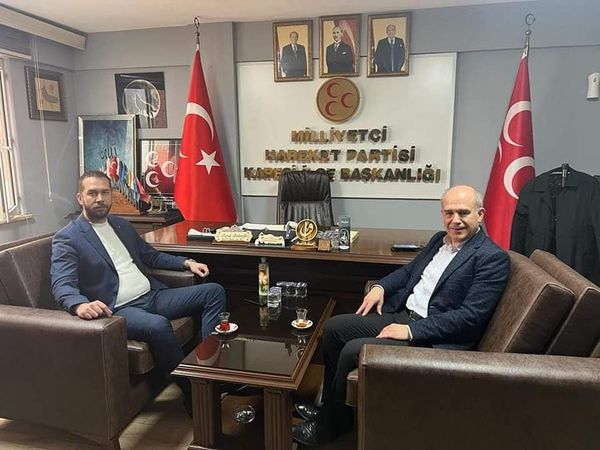 Ak Parti’den MHP Karesi ilçe başkanlığına ziyaret