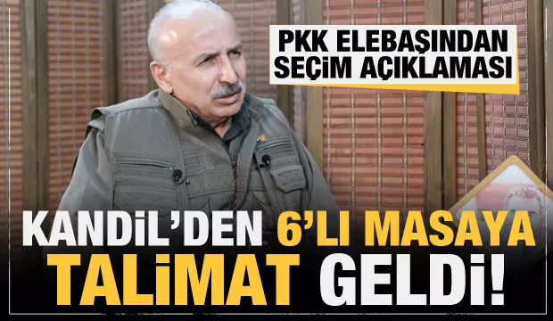 Kandil’den 6’lı masaya talimat geldi! PKK elebaşından seçim açıklaması