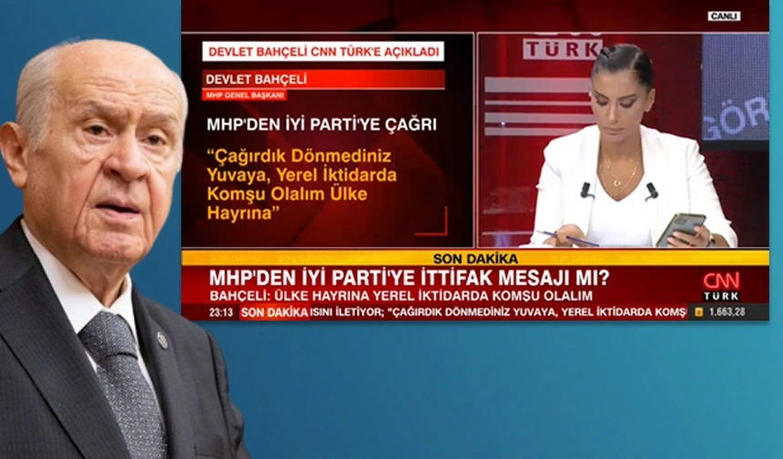 MHP’den İYİ Parti’ye çağrı: Ülke hayrına yerel iktidarda komşu olalım