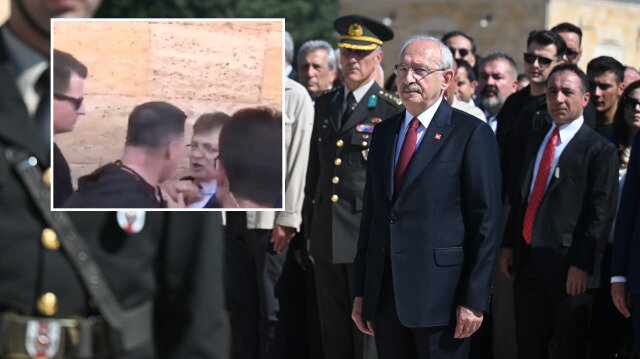 Kılıçdaroğlu’nun korumaları Edremıt’in CHP’li belediye başkanını iteledi