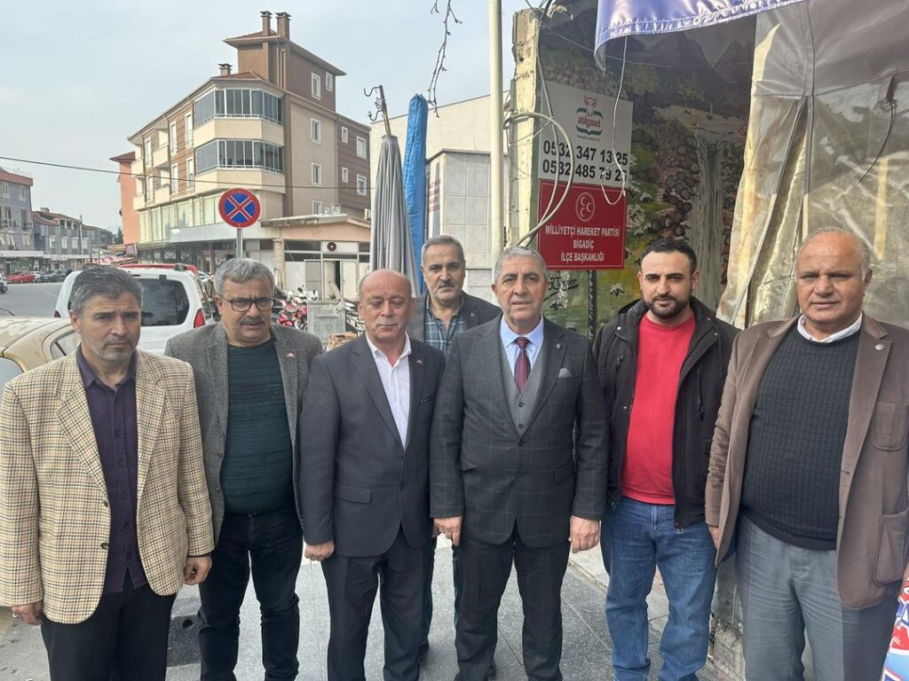 MHP Teşkilatlardan Sorumlu İl Başkan Yardımcısı Erdal ÇALT Bigadıç’ı ziyaret etti