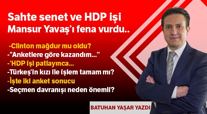 Sahte senet ve HDP işi Mansur Yavaş’ı fena vurdu.