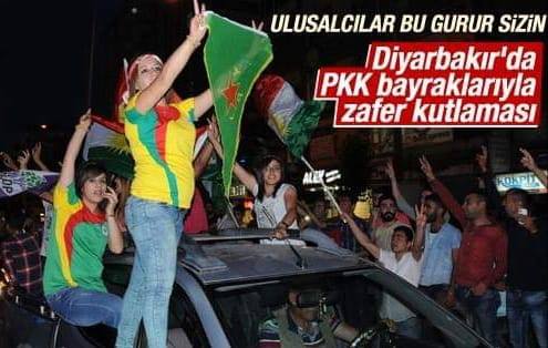 İSTİKLAL MARŞI YOK,PKK MARŞI VAR..ATATÜRK YOK,ÖCALAN VAR!