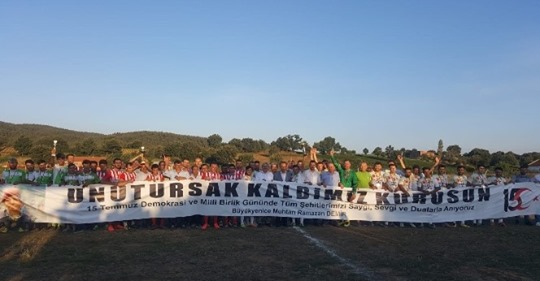 15 Temmuz kahramanı adına futbol turnuvası yapıldı