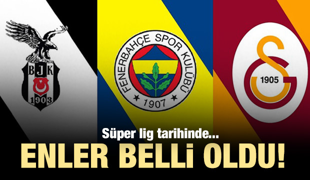 İşte Süper Lig tarihinin enleri!