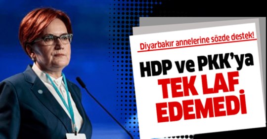Akşener’den Diyarbakır annelerine sözde destek! HDP ve PKK’ya tek laf edemedi.