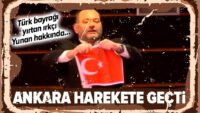 Türk bayrağı yırtan Irkçı Yunan vekil hakkında..