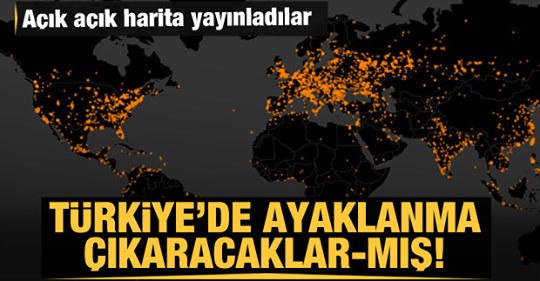 Dünyayı tedirgin eden harita! Türkiye’yi de hedef aldılar
