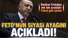 Erdoğan, ‘FETÖ’nün siyasi ayağını açıklıyorum’ deyip çok sert konuştu