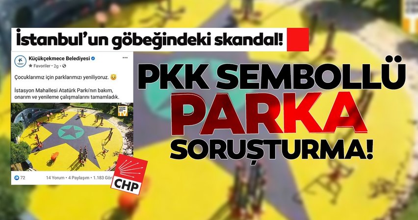 PKK sembollü parka soruşturma açıldı!