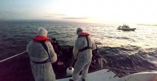 Ayvalık’ta 37 mülteci Sahil Güvenlik ekiplerince kurtarıldı