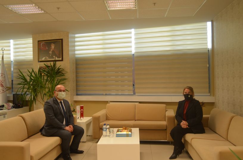 Milletvekili Pakize Mutlu AYDEMİR, Sağlık Müdürü  Uz.Dr.Serkan Kadir KESKİN’i ziyaret etti.