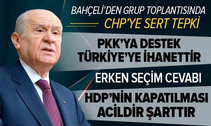 MHP Genel Başkanı Devlet Bahçeli’den önemli açıklamalar