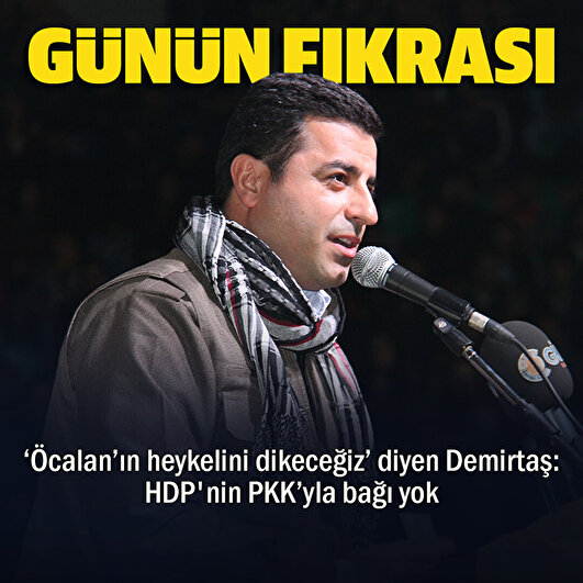 Selahattin Demirtaş: HDP’nin PKK ile bağı yok!…