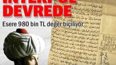 Fatih’in Zağanos Paşa vakfiyesi için Interpol devrede