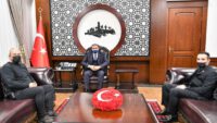 Balıkesirspor Kulubü Başkanı Özgür Yılmaz Vali Hasan Şıldak’ı ziyaret etti