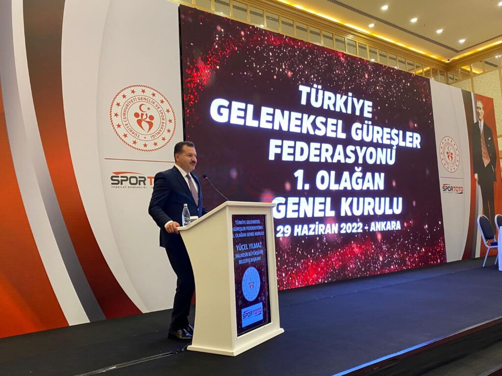 Türkiye Geleneksel Güreşler Federasyonu 1. Olağan Genel Kuruluna katıldı