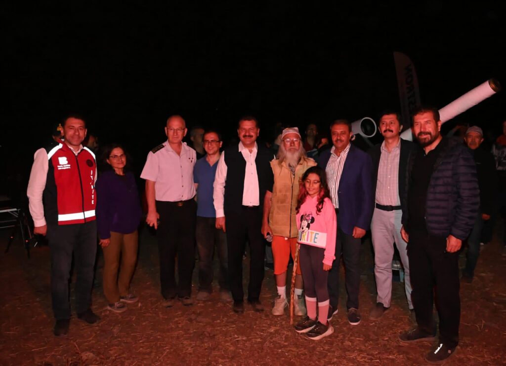 Balıkesir valisi Hasan ŞILDAK Sındırgı Sarıcaova Yaylasında Gökyüzü Gözlem Şenliğine katıldı
