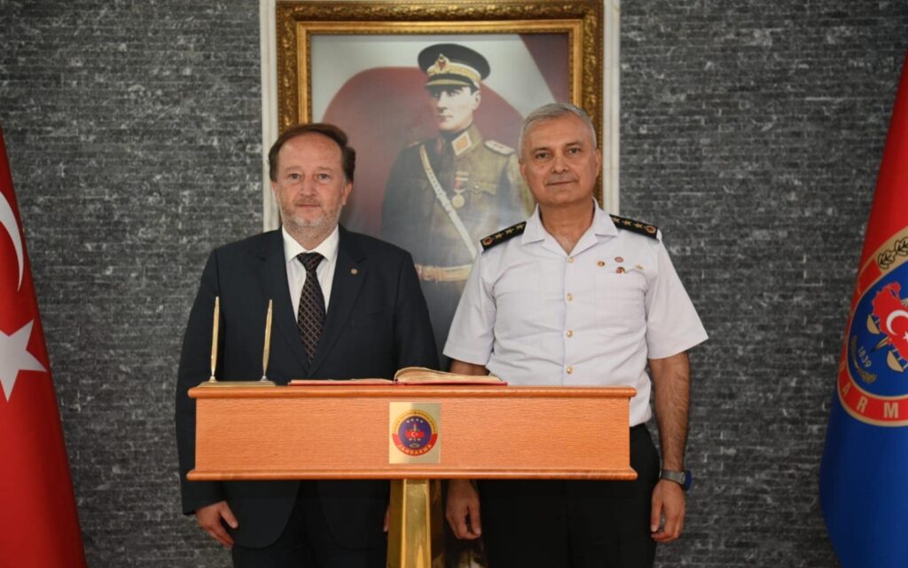 Başkan Dinçer Orkan İl Jandarma Komutanı J.Kd.Alb. Ali Yıldız’a hayırlı olsun ziyaretinde bulundu