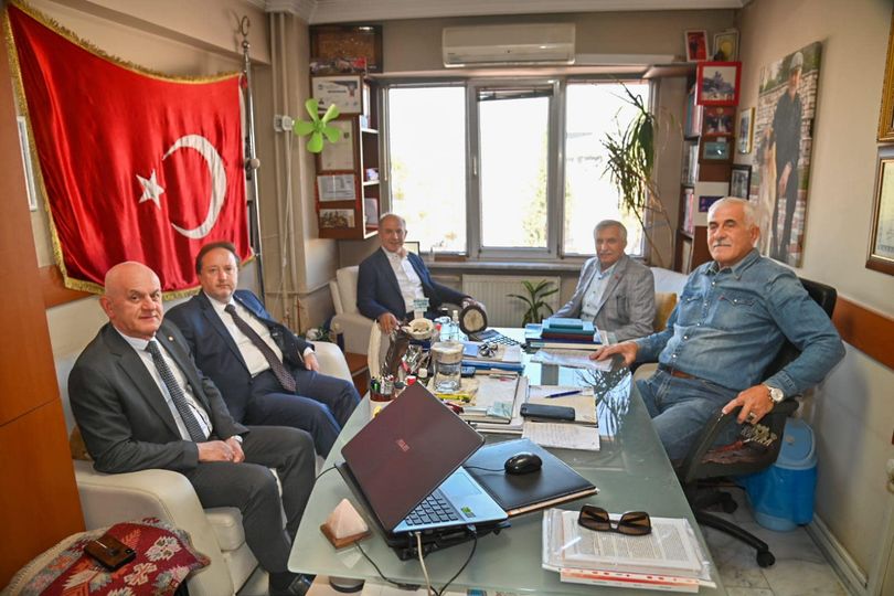Karesi Belediye Başkanı Dinçer ORKAN İl Disiplin Kurulu Üyesi Kemal Büyükakın’ı ziyaret etti