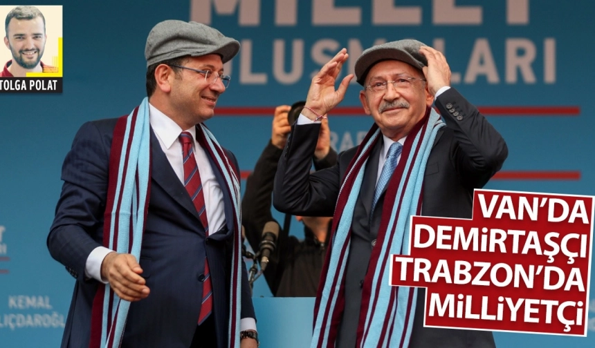 Van’da Demirtaşçı Trabzon’da milliyetçi