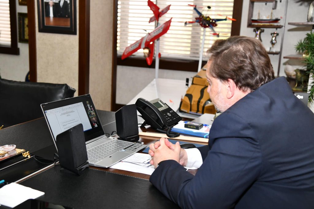 Başkan Dinçer ORKAN Online olarak gerçekleştirilen Yağlı Güreş Birliği Encümen Toplantısı’na katıldı.